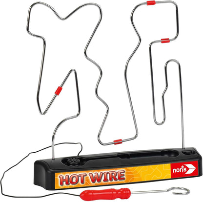 Noris 606060172 Hot Wire, het bekende behendigheidsspel voor het hele gezin (batterijen niet inbegrepen), vanaf 3 jaar
