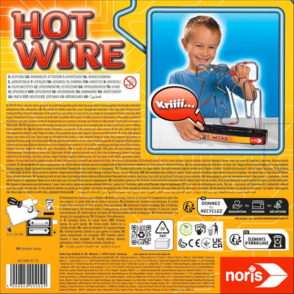 Noris 606060172 Hot Wire, het bekende behendigheidsspel voor het hele gezin (batterijen niet inbegrepen), vanaf 3 jaar