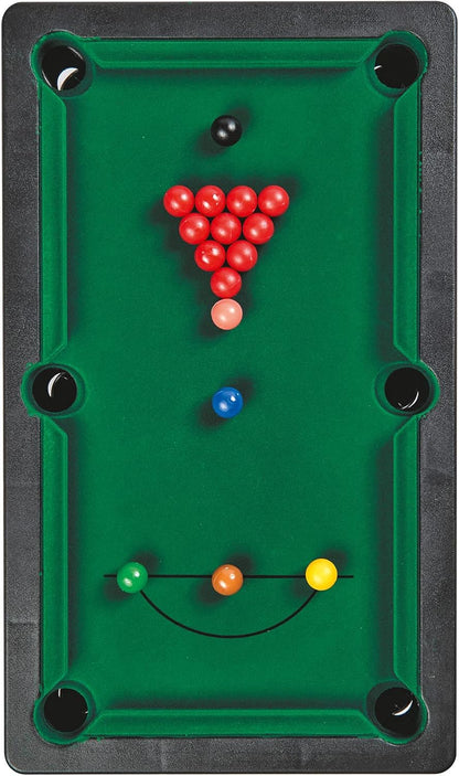 Noris 606167704 Pool Billiard & Snooker, includes 2 cues, 16 billiards and 17 snooker balls and triangle, suitable for children aged 4 and over