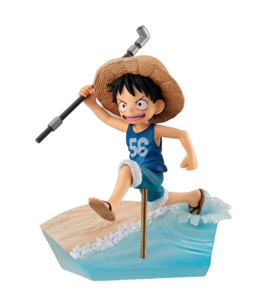 Megahouse, Gem Series Monkey D. Luffy, Run! Run! Run, 15th Anniversary Version, MH839146, Mehrfarbig, Sammelfigur, optimal für Anime-Fans