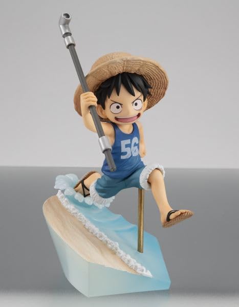 Megahouse, Gem Series Monkey D. Luffy, Run! Run! Run, 15th Anniversary Version, MH839146, Mehrfarbig, Sammelfigur, optimal für Anime-Fans