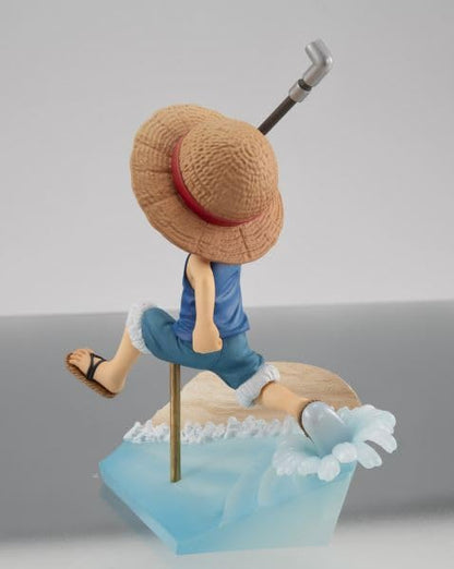 Megahouse, Gem Series Monkey D. Luffy, Run! Run! Run, 15th Anniversary Version, MH839146, Mehrfarbig, Sammelfigur, optimal für Anime-Fans
