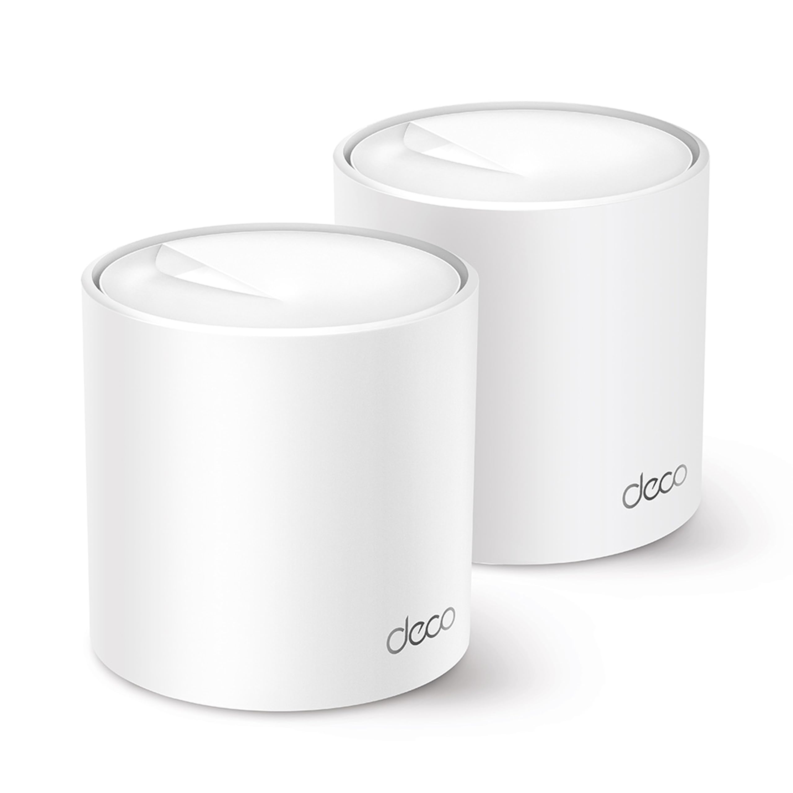 TP-Link Deco X50 Mesh WLAN Set (2-pack), Wi-Fi 6 AX3000 Dualband Router & Repeater, 3x Gigabit-poorten per unit, Aanbevolen voor woningen met 3-4 slaapkamers, Uitgebreide Jeugdbescherming