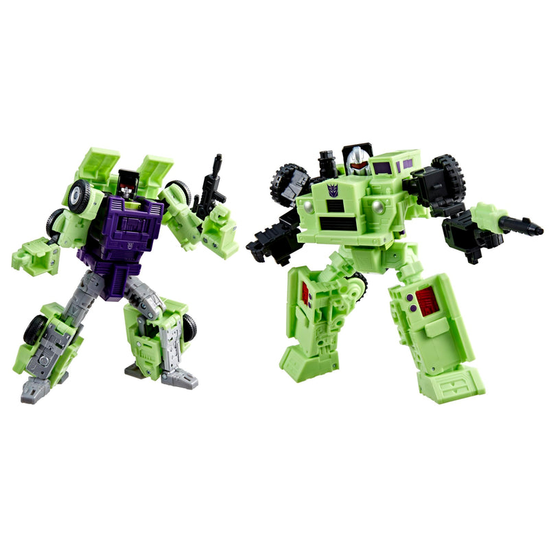 Transformers Studio Series, Constructicon Long Haul e Constructicon Hook, action figure ispirate al film "Transformers: The Movie"