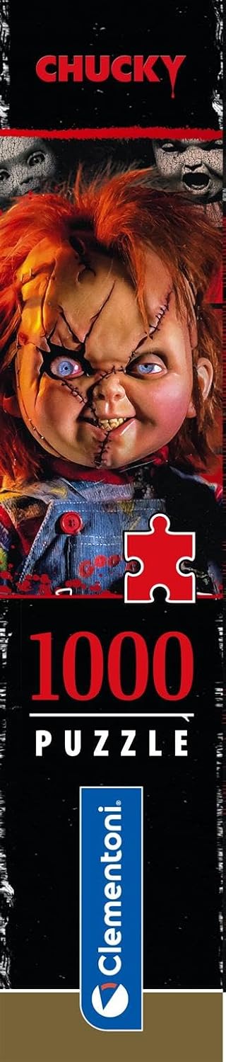 Clementoni Jigsaw Puzzle 1000 pieces, Chucky Horror Movies, Puzzle for Adults, 37099, Made in Italy