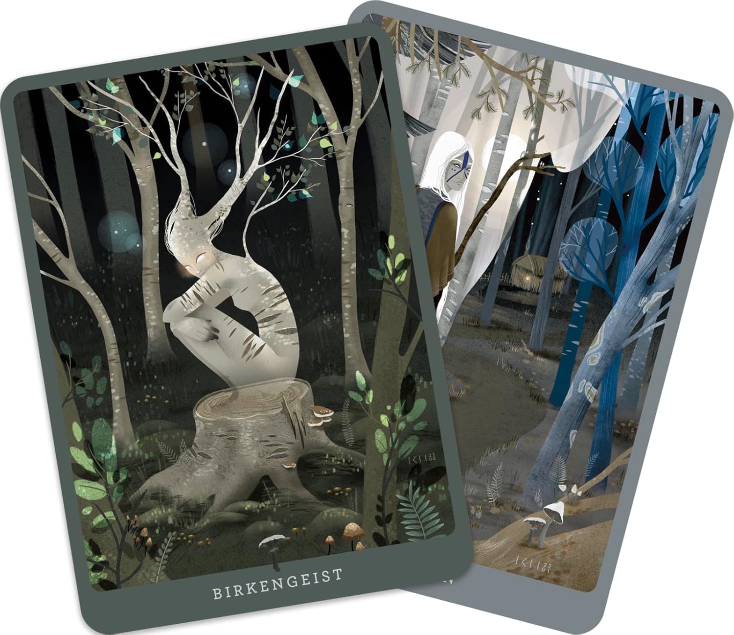 Orakelkarten: Erdenkind: Streifzüge zu den Mysterien des Lebens | Liebevoll illustrierte Orakelkarten zum Buch "Magische blaue Stunden" in edler Box | Inkl. 64-seitigem Booklet