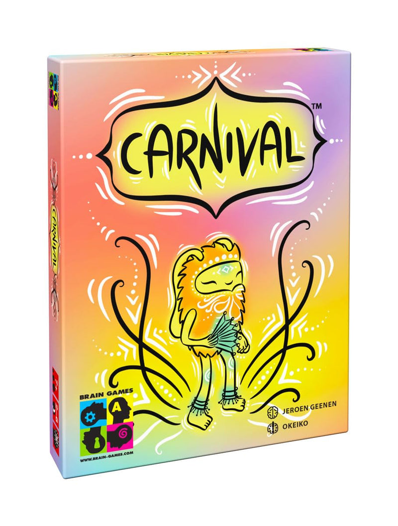 Brain Games Carnival – Playing Card Games – Card Game with Tactical Choices of Memorization and Maximum Interaction Between Players – Ages 7+ – 2 to 6 Players – 30 Min