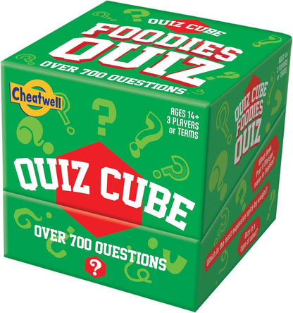 Cheatwell Games Quiz Cube Foodies | Trivia Game With Over 700 Questions