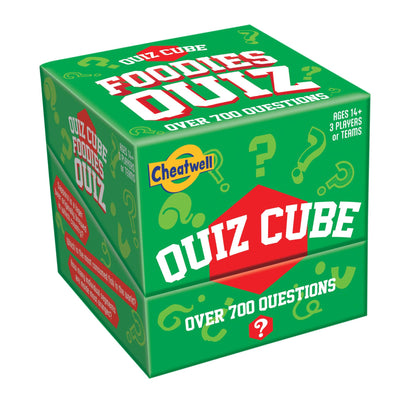 Cheatwell Games Quiz Cube Foodies | Trivia Game With Over 700 Questions