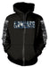 Carcass 'Necro Head' (Black) Zip Up Hoodie
