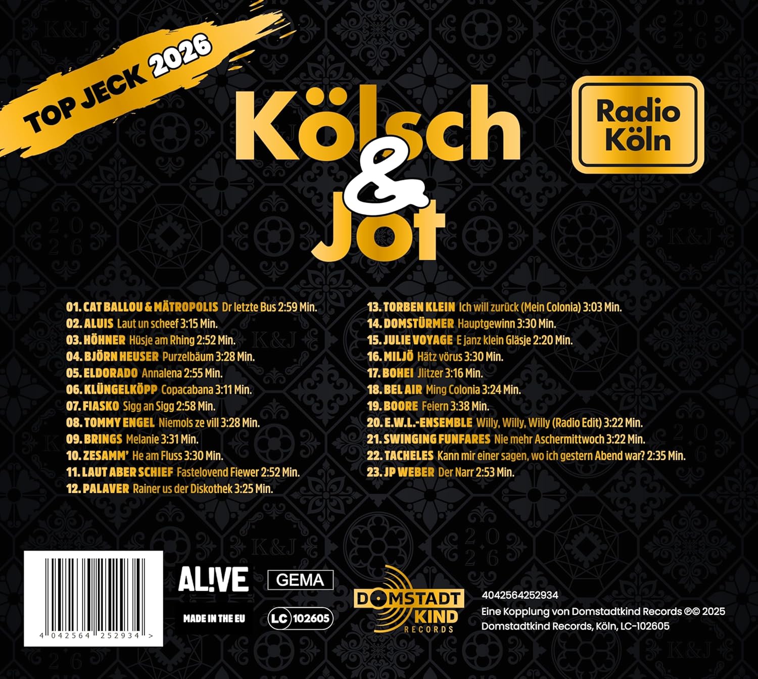VARIOUS - KOLSCH & JOT - TOP JECK 2026