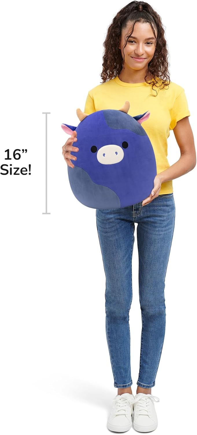 Squishmallows - 16In Ingred The Dark Purple Cow