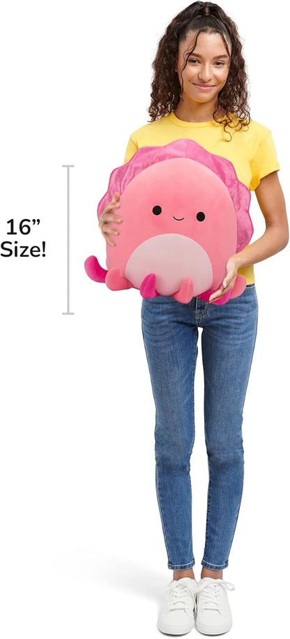 Squishmallows - 16In Auggie The Pink Cuttlefish