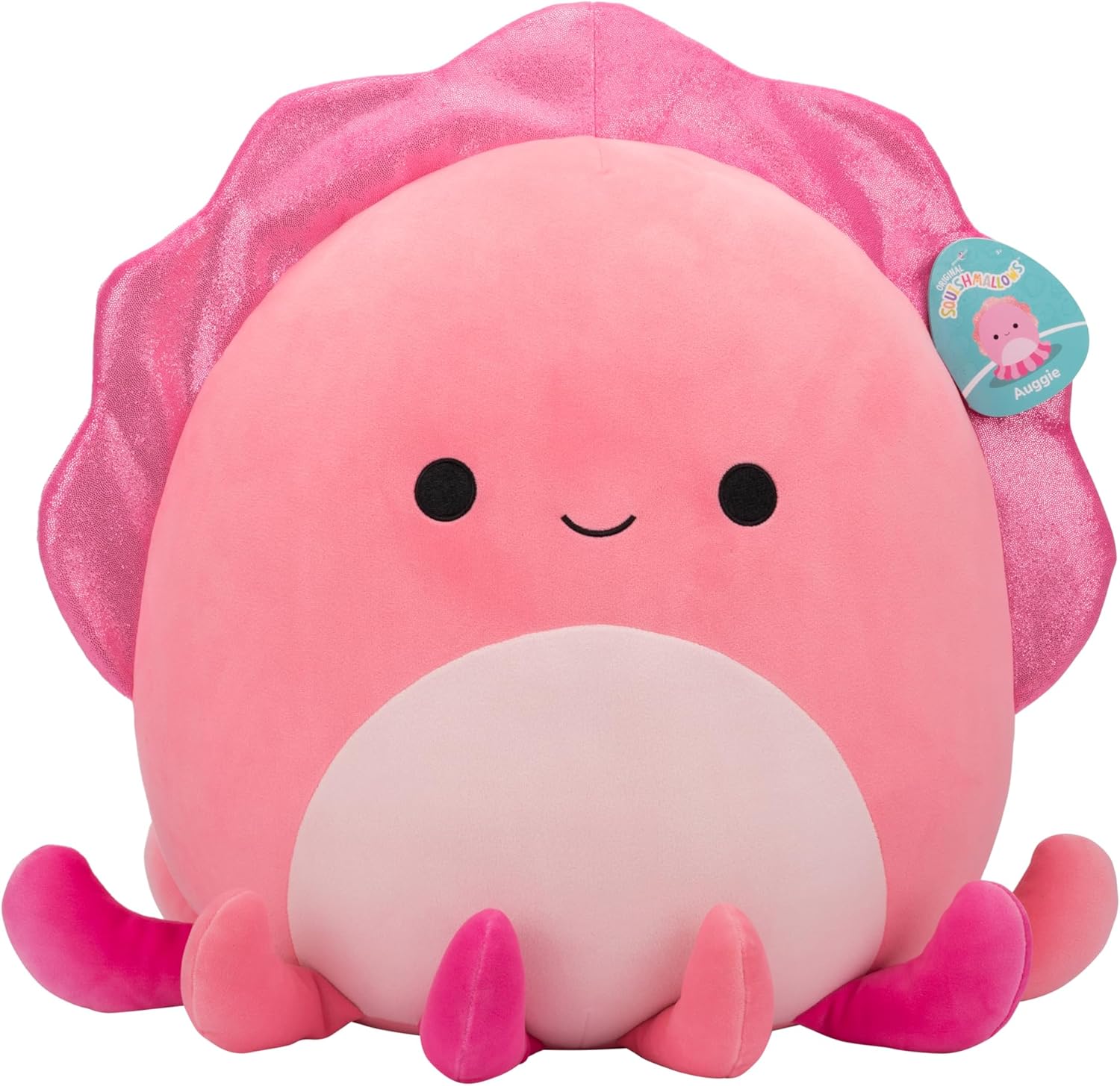 Squishmallows - 16In Auggie The Pink Cuttlefish