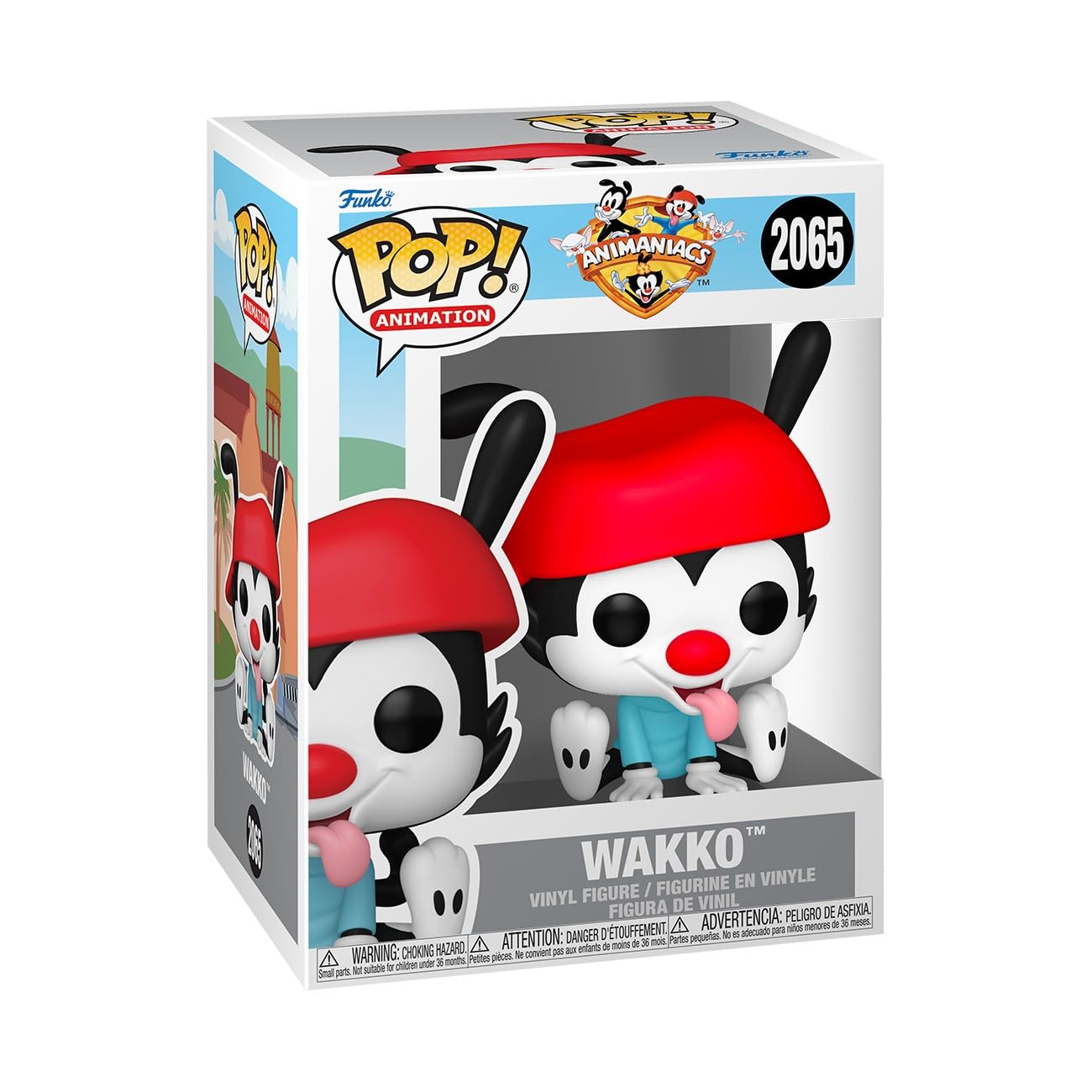 Funko Pop! Animation: Animaniacs - Wakko - Collectable Vinyl Figure - Gift Idea - Official Merchandise - Toys for Kids & Adults - Cartoon/Animation Fans - Model Figure for Collectors and Display