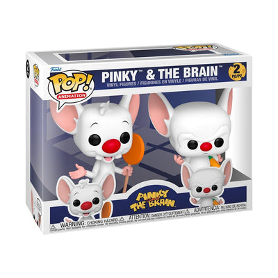 Funko Pop! Animation: Animaniacs - Pinky & The Brain 2 Pack - Collectable Vinyl Figure - Gift Idea - Official Merchandise - Toys for Kids & Adults