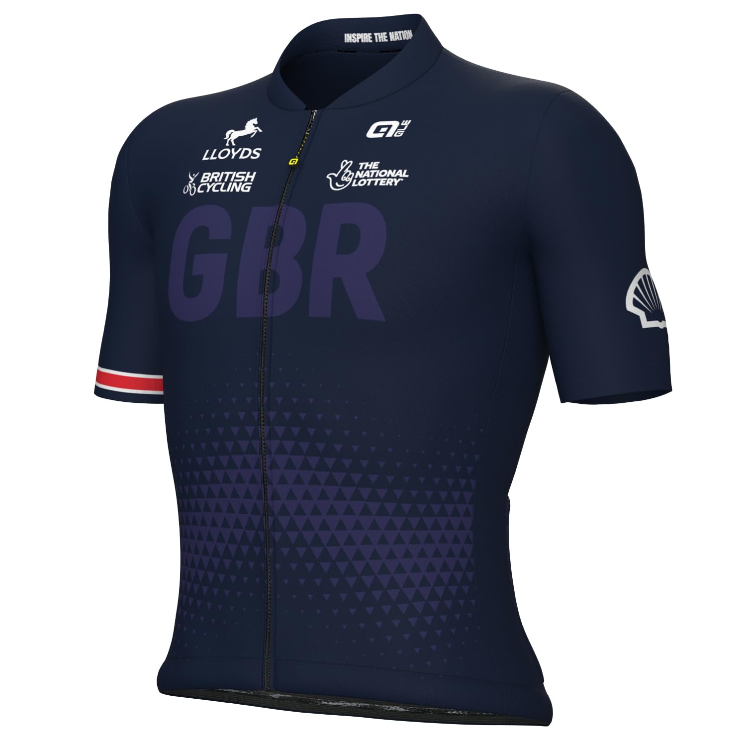 ALE' Men's British Cycling Official Prime Training Short Sleeve Cycling Jersey (Pack of 1)