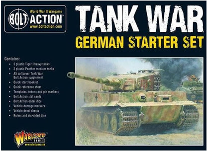Warlord Games, Bolt Action,Tank War German starter set, Wargaming Miniatures, France Language Version, 402018007