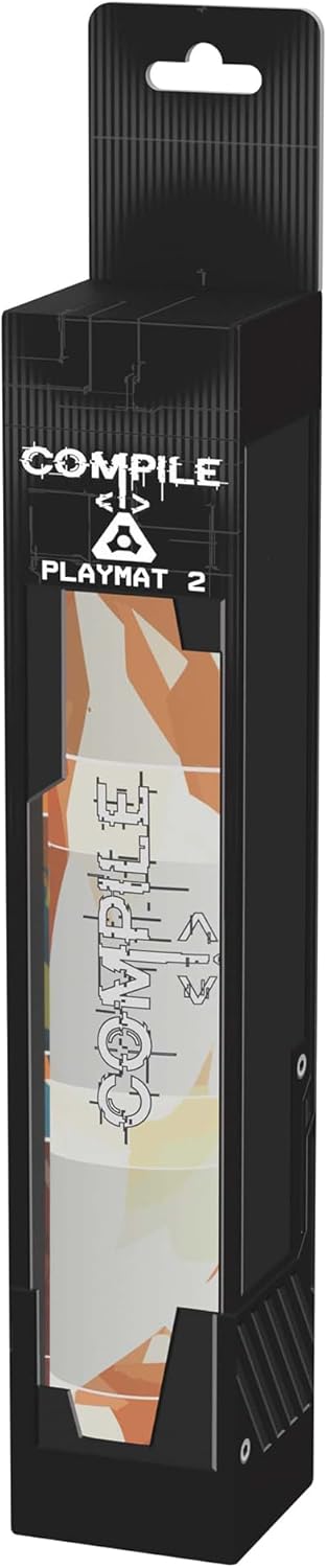 Greater Than Games: Compile: Playmat 2 - Measures 11 x 29.5, Vinyl Neoprene Playmat to Organize Cards, Area Control Strategy Card Game Accessory