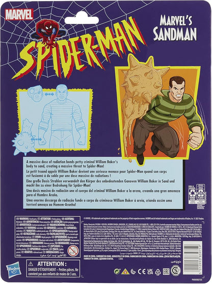 Hasbro Marvel Legends Series 15-cm Scale Action Figure Toy Marvel’s Sandman, Premium Design, 1 Figure, and 1 Accessory