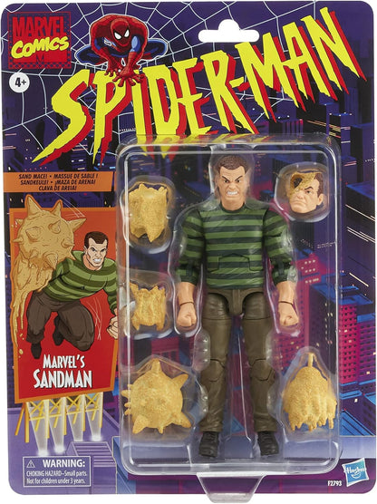 Hasbro Marvel Legends Series 15-cm Scale Action Figure Toy Marvel’s Sandman, Premium Design, 1 Figure, and 1 Accessory
