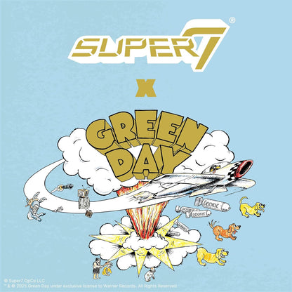 Super7 Reaction Figure Green Day Dookie Dog - 3.75" Green Day Action Figure with Accessories - Classic Punk Rock Collectibles and Retro Toys