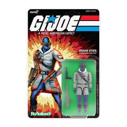 Super7 G.I. Joe Reaction+ Wave 05 (Film) - Arctic Snake Eyes Action Figure (Film)