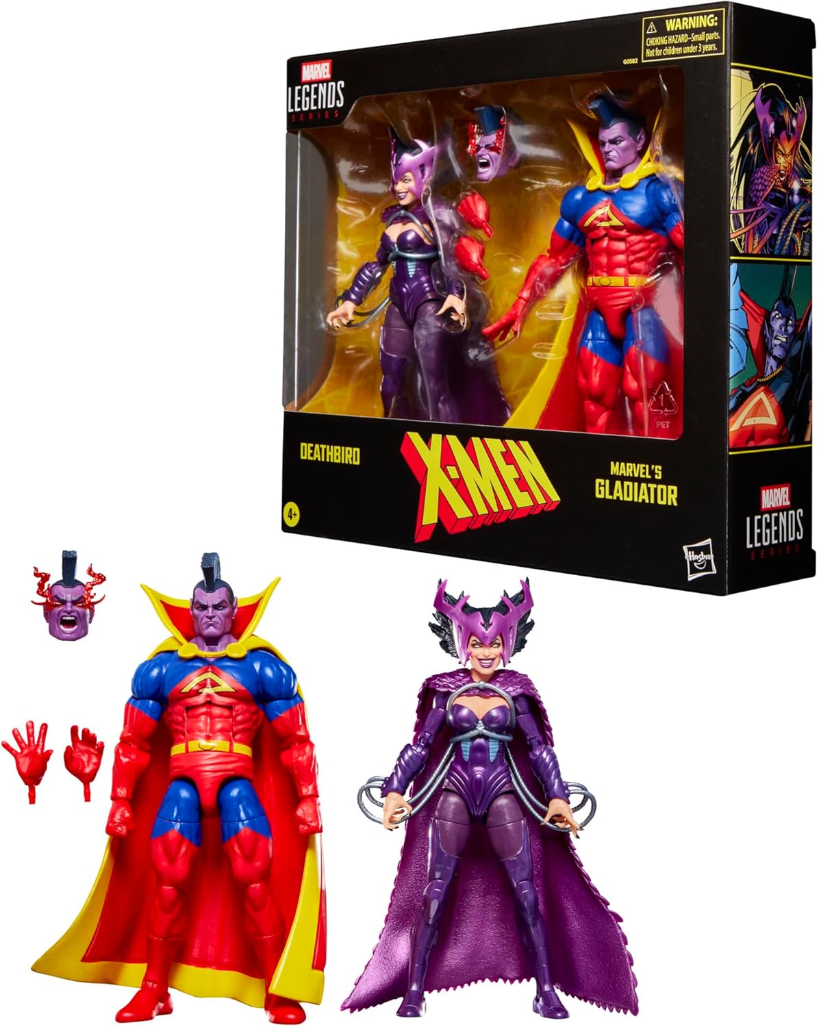 Marvel Legends Series X-Men Deathbird & Marvel’s Gladiator Action Figure Two-Pack