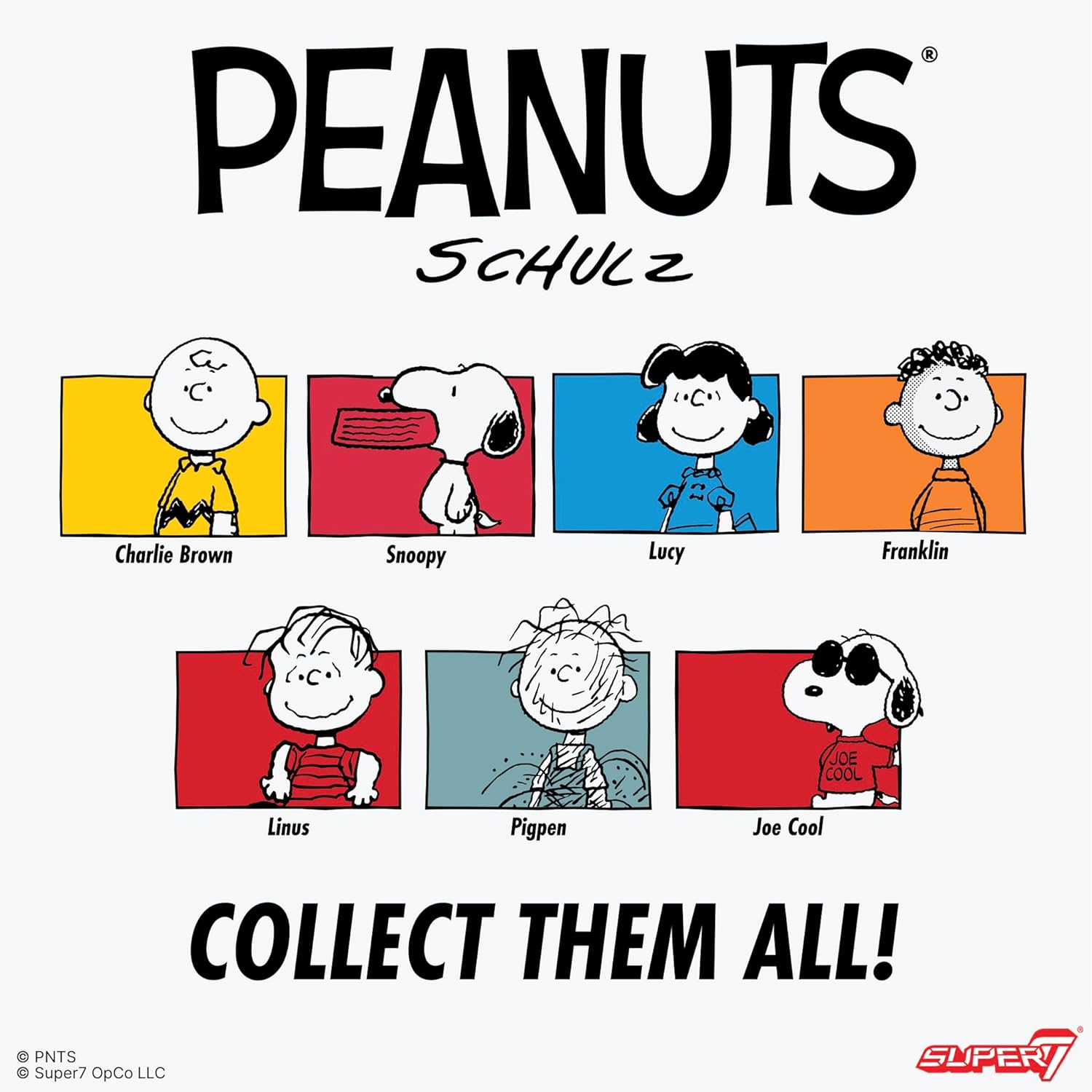 Super7 Peanuts Reaction Figures Wave 08 Joe Cool Action Figure