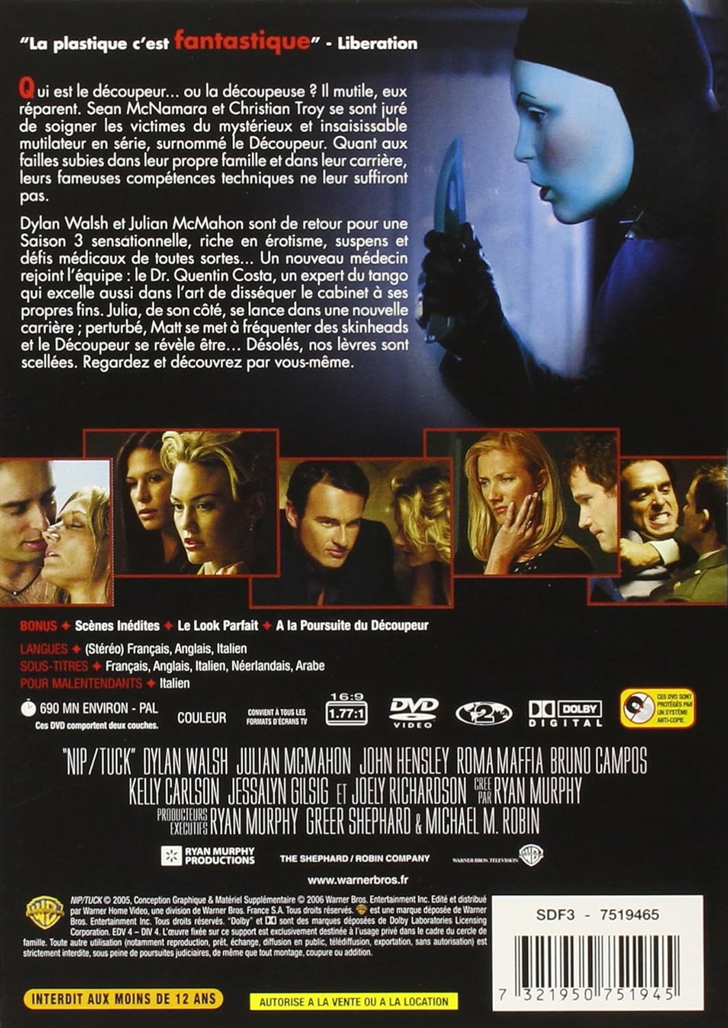Nip/Tuck : L'intégrale Saison 3 - Coffret 15 épisodes
