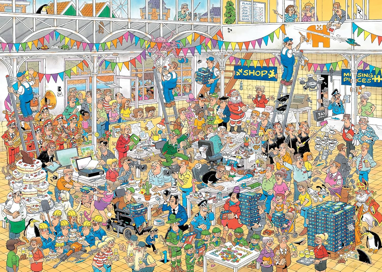 Jan Van Haasteren - Jvh Studio 10 Jaar (1000 Stukjes)