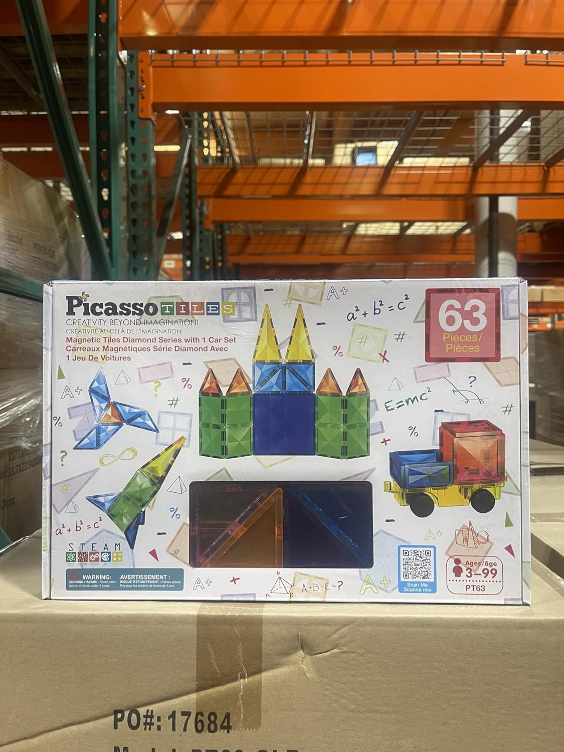 Picasso Tiles - Diamond Series Set (63 Pcs) (pt63)