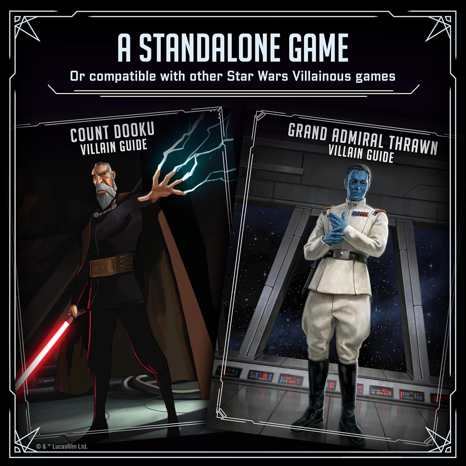 Ravensburger Star Wars Villainous Game – Cold Tactics Strategy Family Board Games for Adults & Kids Age 10 Years Up - 2 to 3 Players