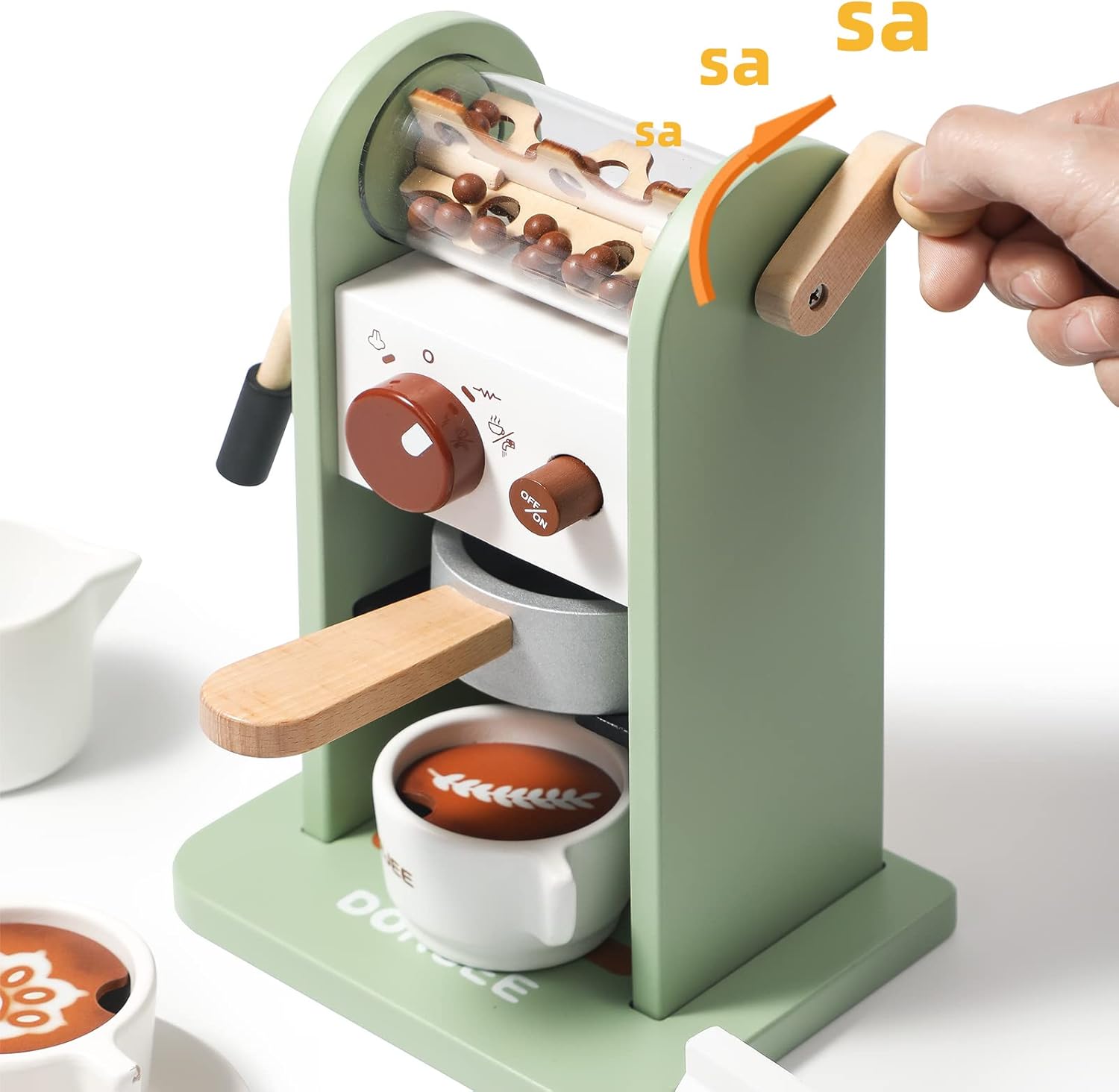 Houten Koffiezetapparaat 14dlg