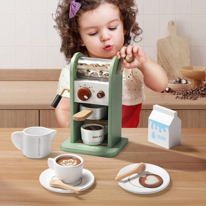 Houten Koffiezetapparaat 14dlg