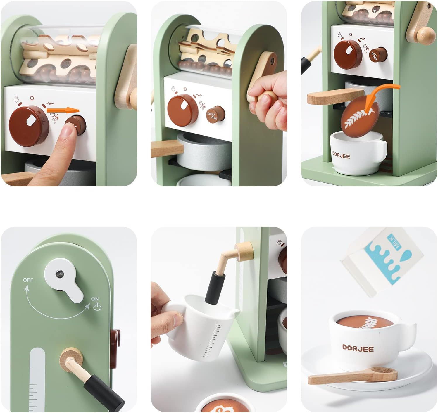 Houten Koffiezetapparaat 14dlg
