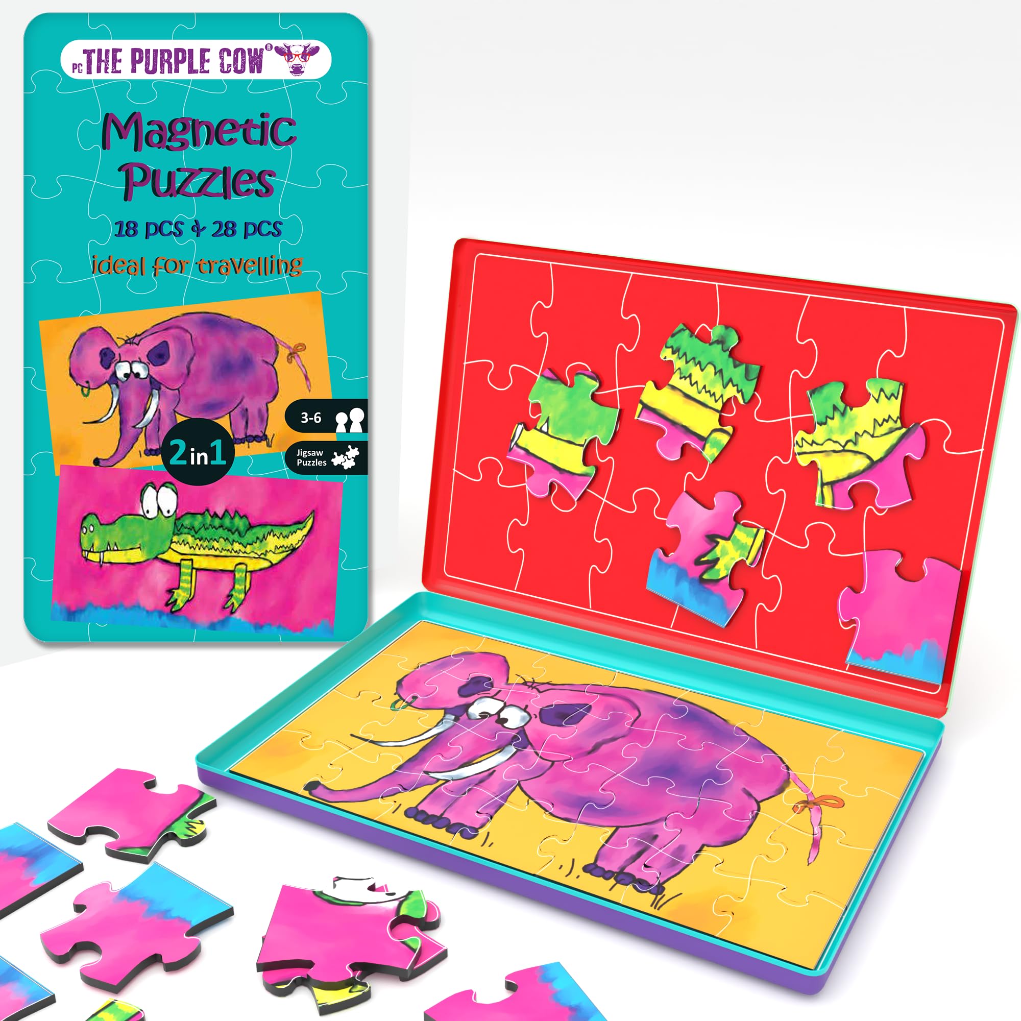 Magnetic Puzzles Magnetic Travel Game