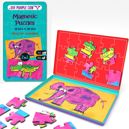 Magnetic Puzzles Magnetic Travel Game