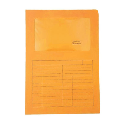 Cf50Cartellina Sintex Arancio C/Fin