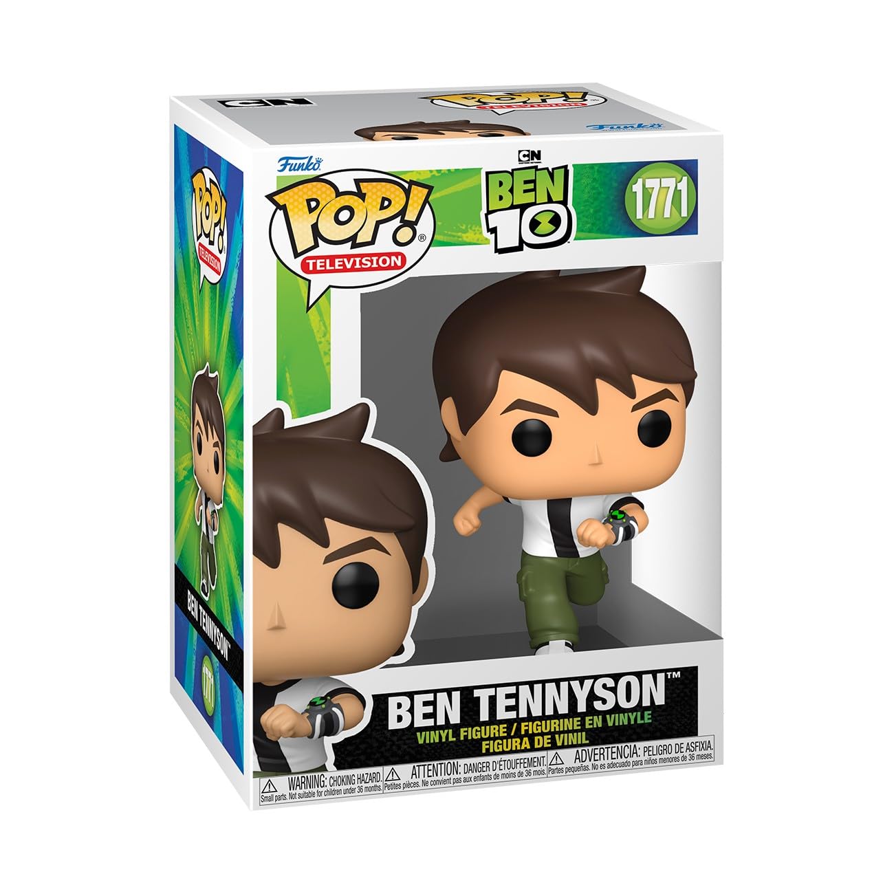 Funko Pop! TV: Ben 10 - Ben Tennyson - Collectable Vinyl Figure - Gift Idea - Official Merchandise - Toys for Kids & Adults - Cartoon Fans - Model Figure for Collectors and Display