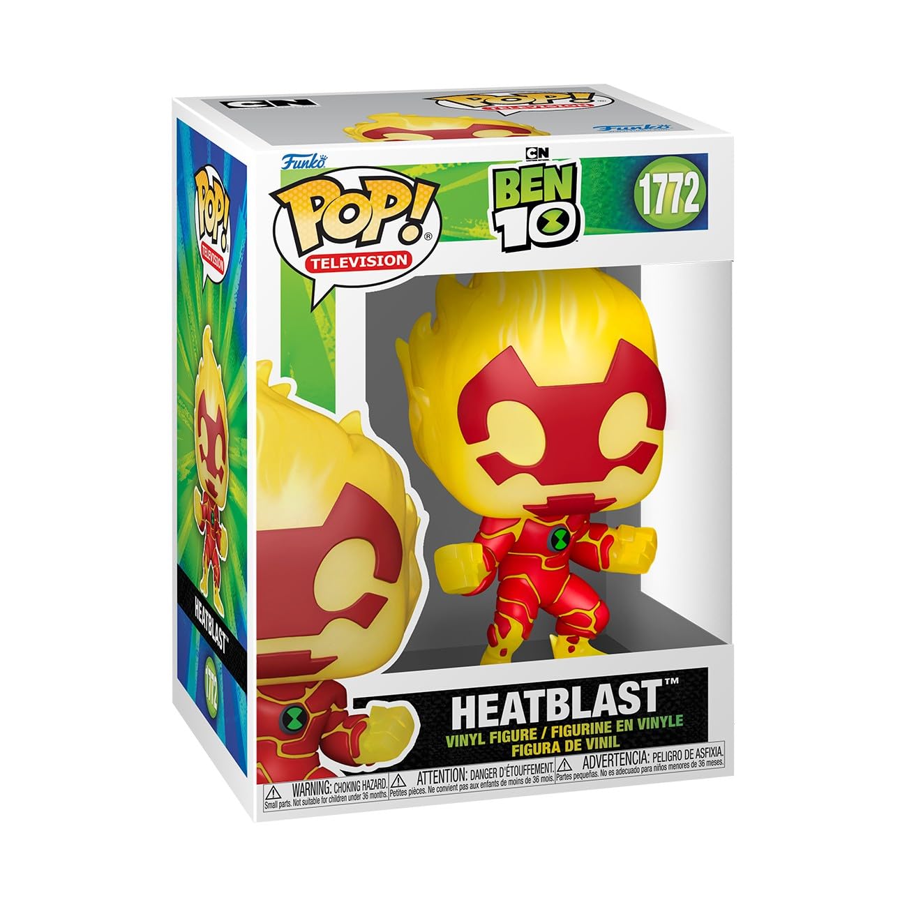 Funko Pop! TV: Ben 10 - Heatblast - Collectable Vinyl Figure - Gift Idea - Official Merchandise - Toys for Kids & Adults - Cartoon Fans - Model Figure for Collectors and Display