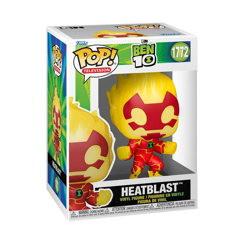 Funko Pop! TV: Ben 10 - Heatblast - Collectable Vinyl Figure - Gift Idea - Official Merchandise - Toys for Kids & Adults - Cartoon Fans - Model Figure for Collectors and Display