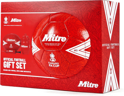 Mitre FA Cup Gift Set 25/26 (Red/White, 4)