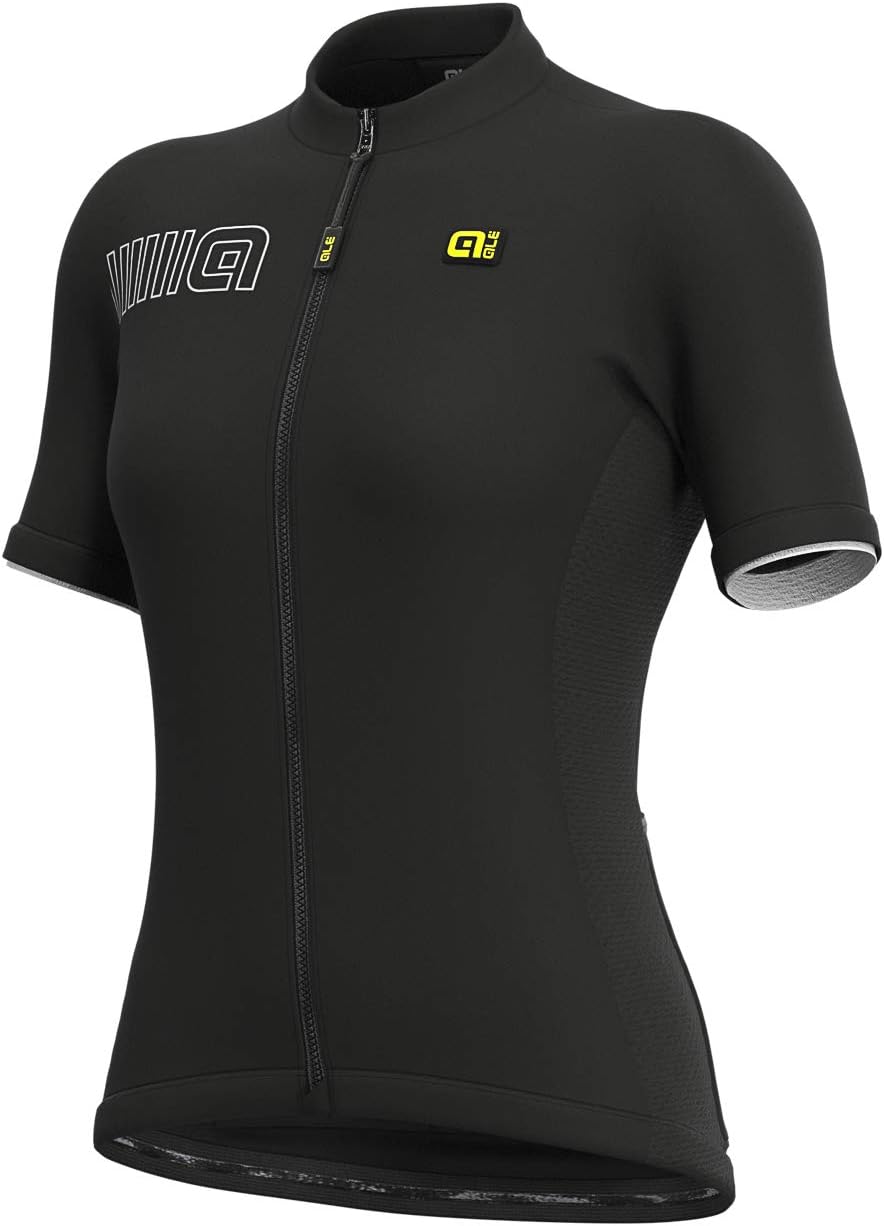 ALE' Damen Solid Color Block Kurzarm Jersey (1er Pack)