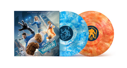 The Fantastic Four: First Steps Soundtrack Blue Marble/Orange Marble
