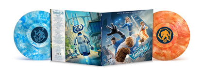 The Fantastic Four: First Steps Soundtrack Blue Marble/Orange Marble