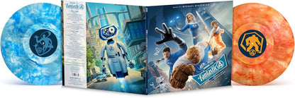 The Fantastic Four: First Steps Soundtrack Blue Marble/Orange Marble