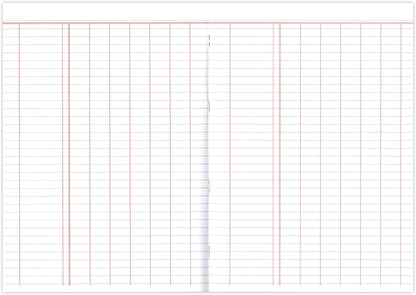 Silvine A4 Book Keeping Analysis, 32 Pages Printed 'Analysis' 7 Columns - Ref SJA4A-P