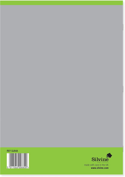 Silvine A4 Book Keeping Analysis, 32 Pages Printed 'Analysis' 7 Columns - Ref SJA4A-P