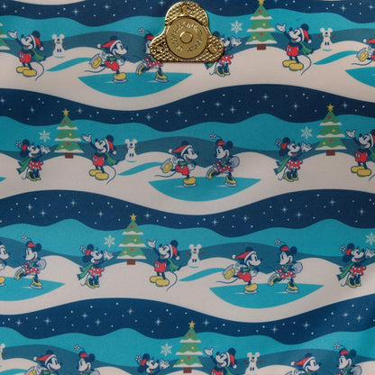 Loungefly Disney Mickey and Minnie Holiday Crossbody Bag